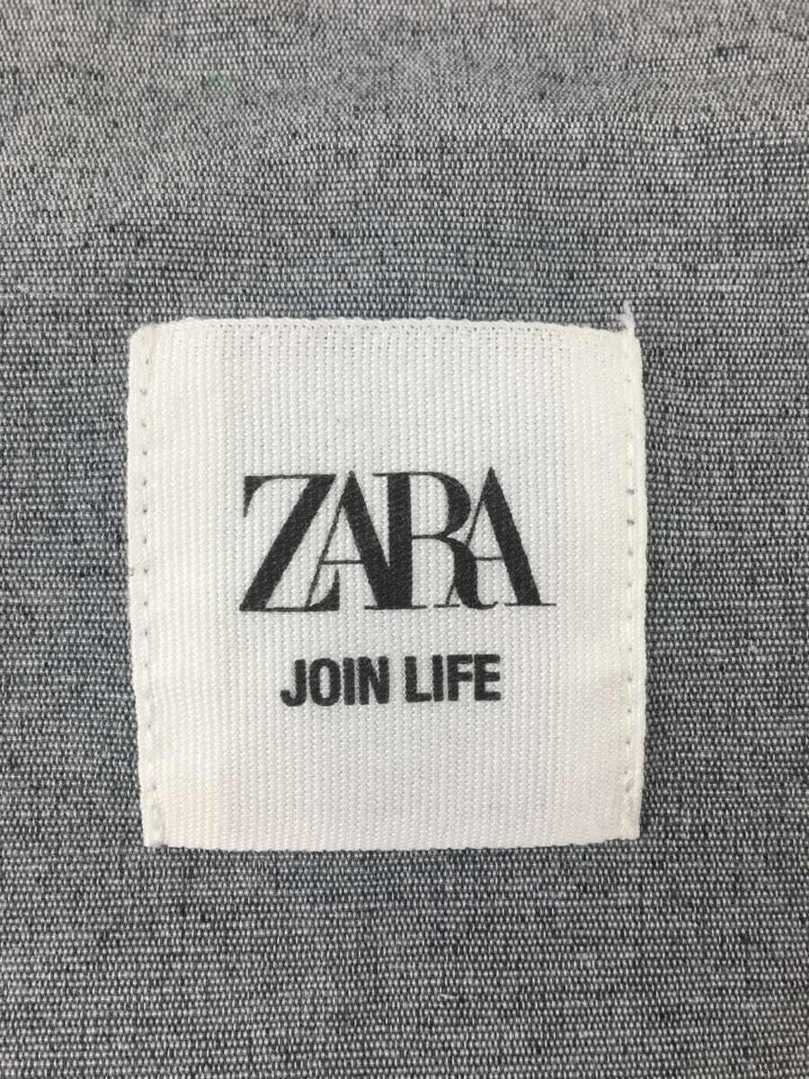 ZARA◆トートバッグ/-/GRY/総柄_画像3