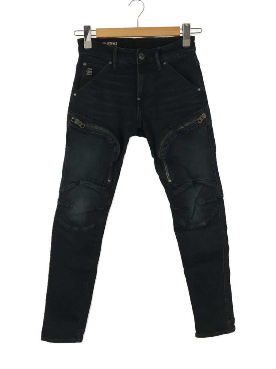 G-STAR RAW◆ボトム/27/コットン/BLK/無地/D15380-8971-A966