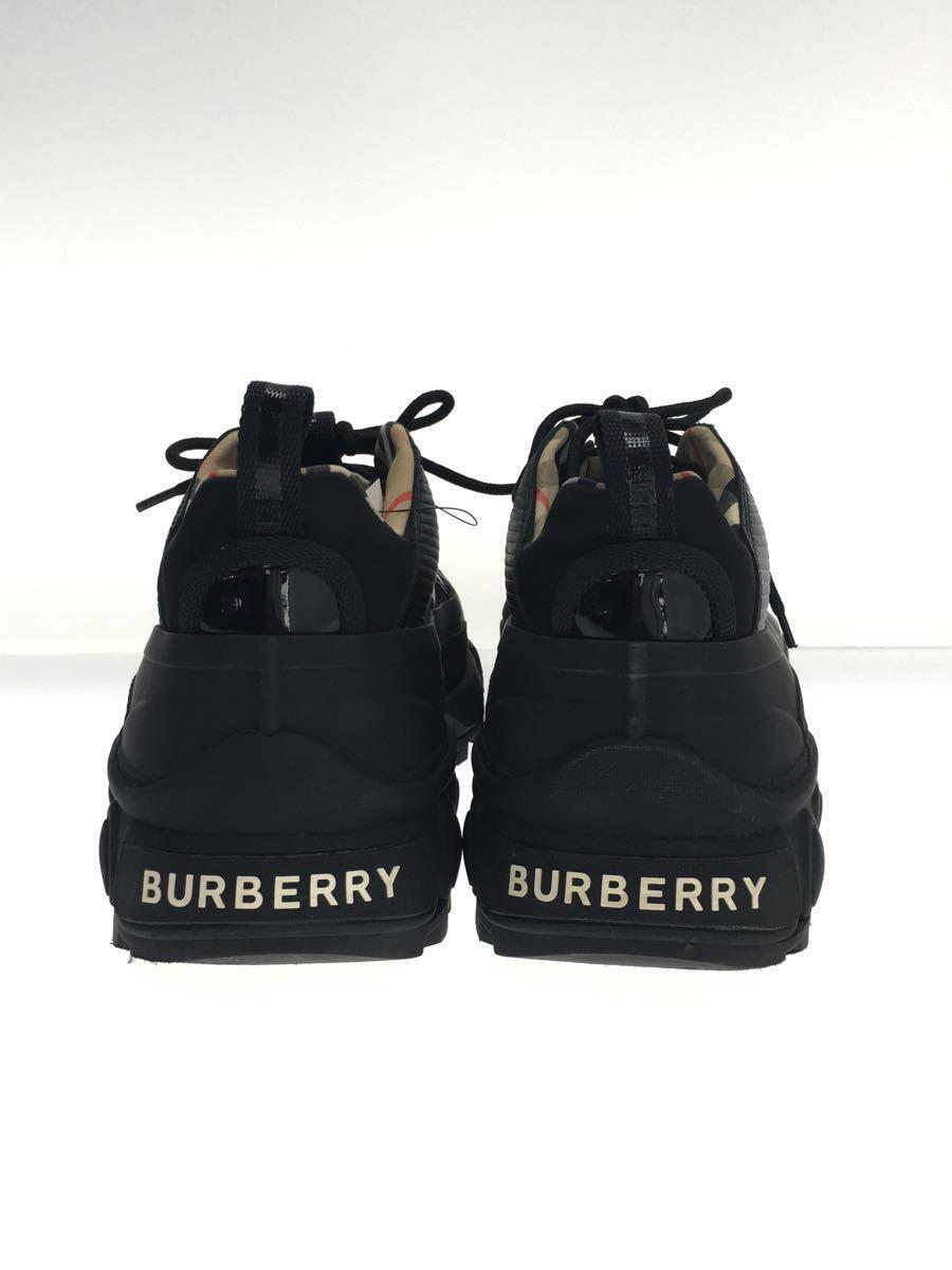 BURBERRY LONDON◆ARTHUR M STORY/ダッドスニーカー/44/ブラック/ポリエステル_画像6