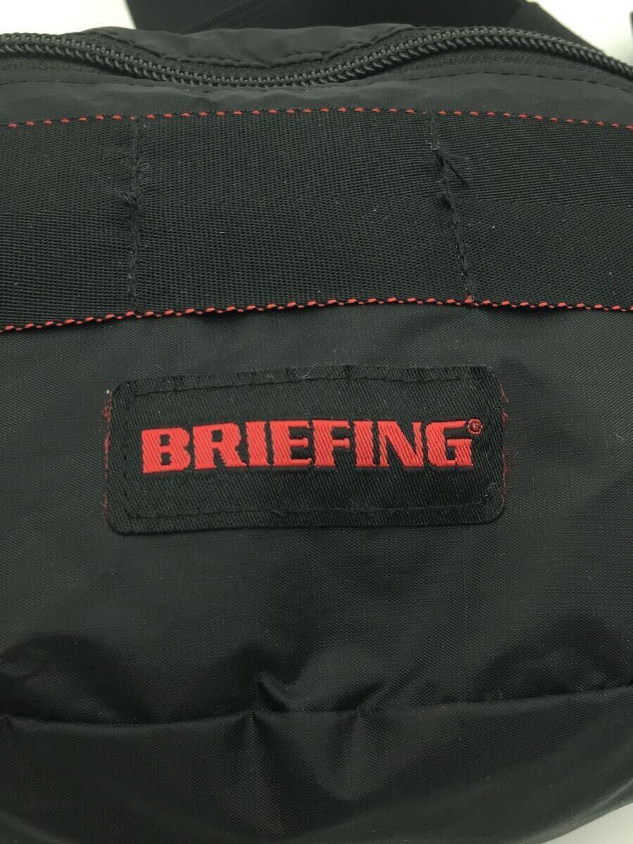 BRIEFING◆ショルダーバッグ/ナイロン/BLK/無地_画像5