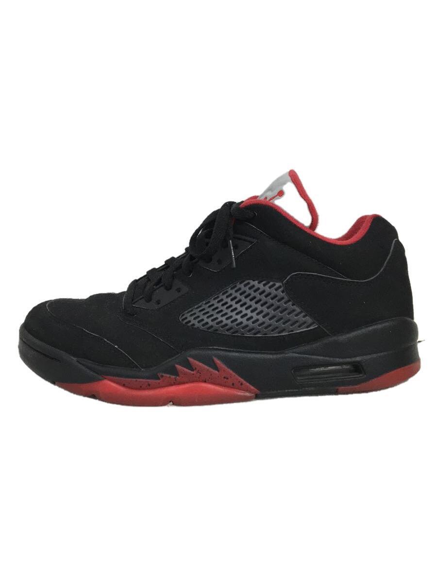 NIKE◆AIR JORDAN 5 RETRO LOW/エアジョーダンレトロロー/ブラック/819171-001/27cm/_画像1