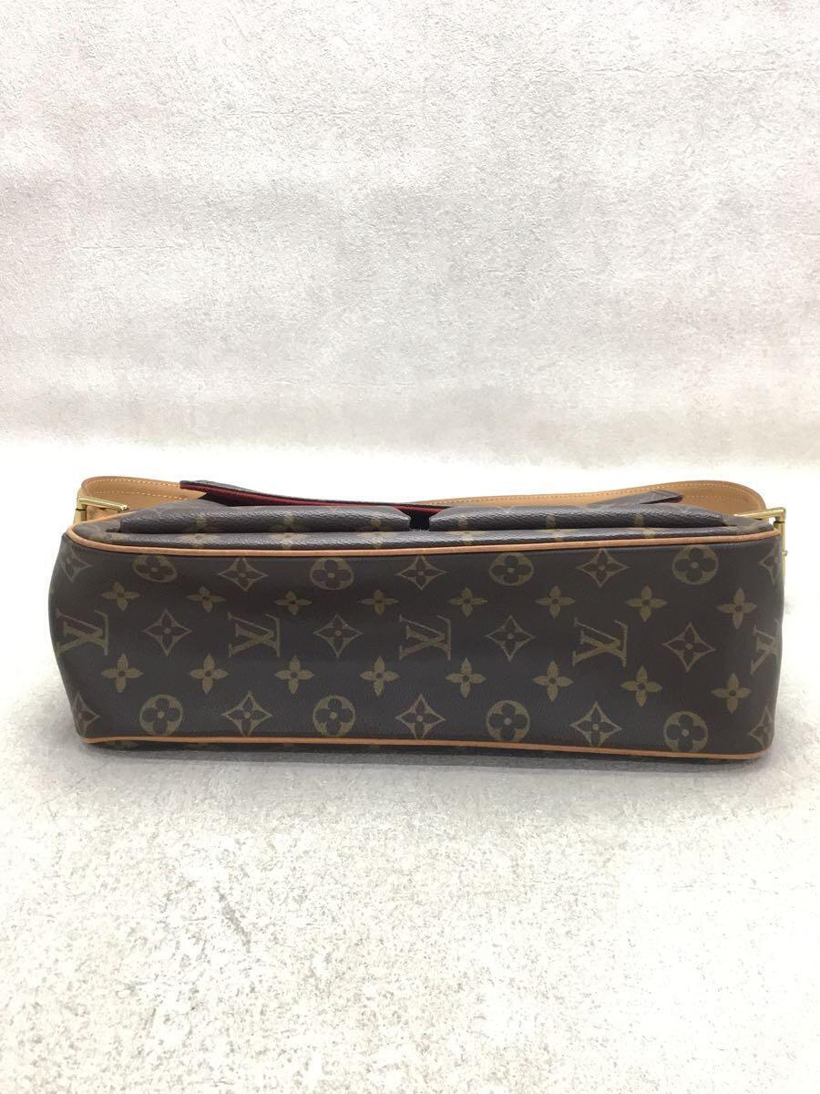 LOUIS VUITTON◇ヴィバシテGM_モノグラム_BRW/PVC/BRWショルダーバッグ