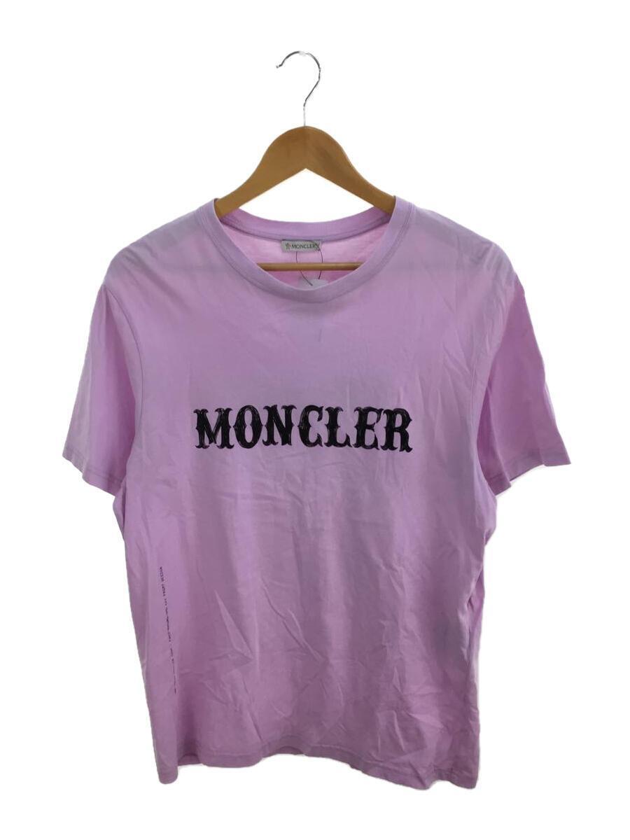MONCLER◆Tシャツ/S/コットン/PNK/無地/H209U8C00001 M2350