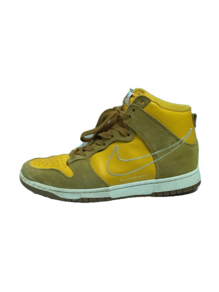 NIKE◆DUNK HIGH SE_ダンク ハイ シーズナル エディション/28cm/YLW