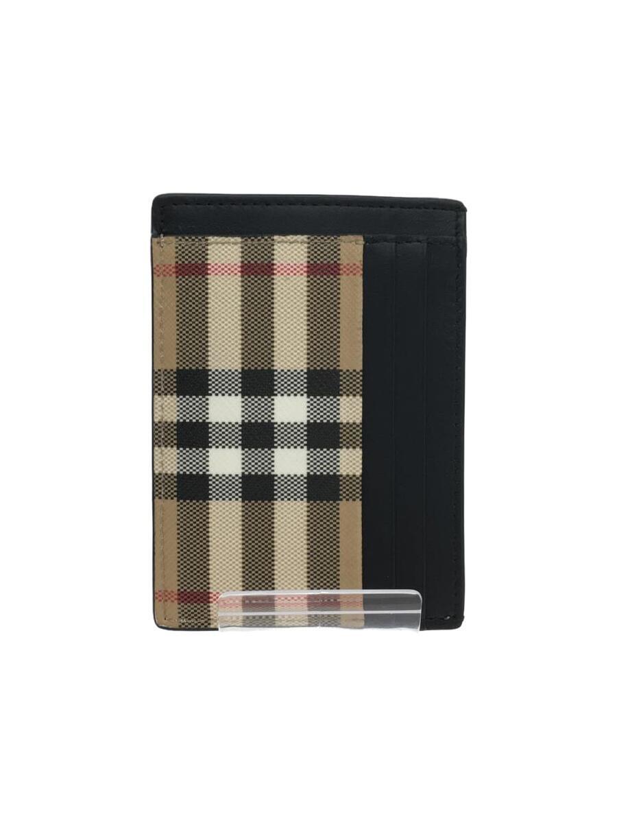 最も完璧な BURBERRY◆カードケース/レザー/BEG/チェック/メンズ/8057943 その他 最も完璧な BURBERRY◆カードケース/レザー/BEG/チェック/メンズ/8057943 その他