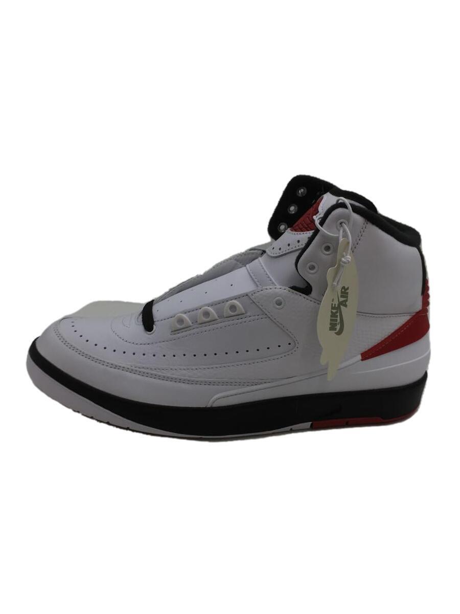 NIKE◆ハイカットスニーカー/27cm/WHT/DX2454-106/AIR JORDAN 2 RETRO OG CHICAGO_画像1