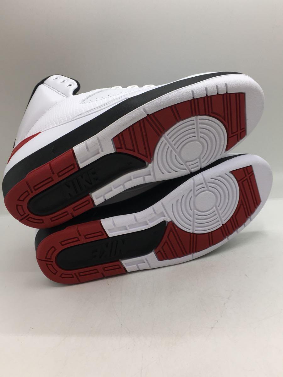 NIKE◆ハイカットスニーカー/27cm/WHT/DX2454-106/AIR JORDAN 2 RETRO OG CHICAGO_画像4