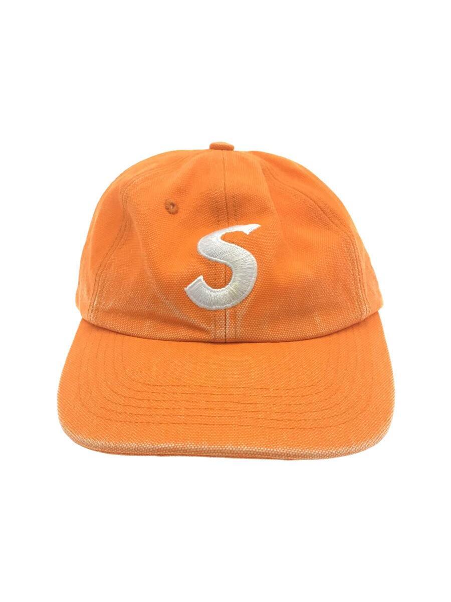 注目ショップ・ブランドのギフト Supreme◆23SS/pigment canvas 6-panel/コットン/ORN/無地/メンズ logo s 野球帽