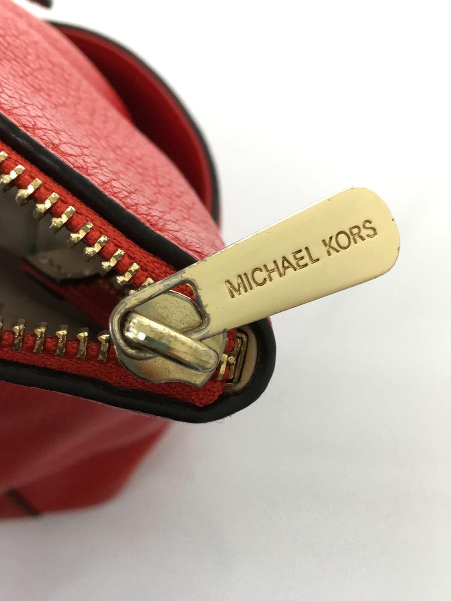 MICHAEL KORS◆トートバッグ/レザー/RED/35T2GTTT8L_画像8