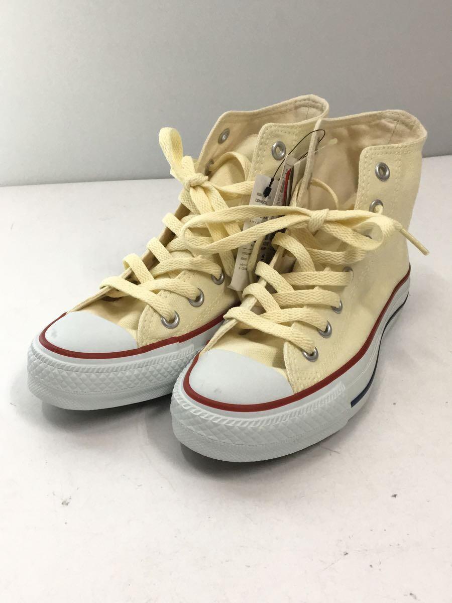 CONVERSE◆ハイカットスニーカー/22.5cm/BEG/キャンバス_画像2