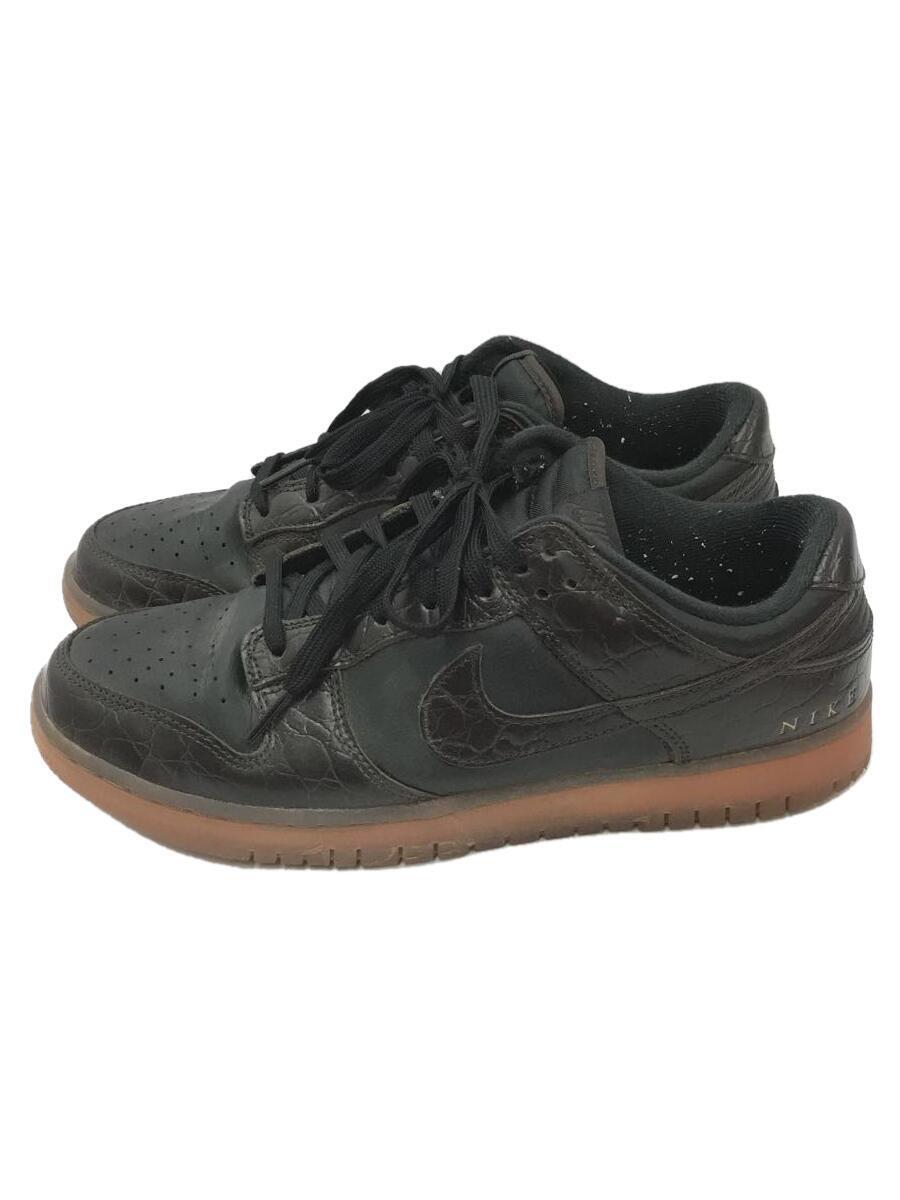 NIKE◆DUNK LOW SE_ダンク ロー SE/28cm/BRW/レザー/内側毛玉有_画像1