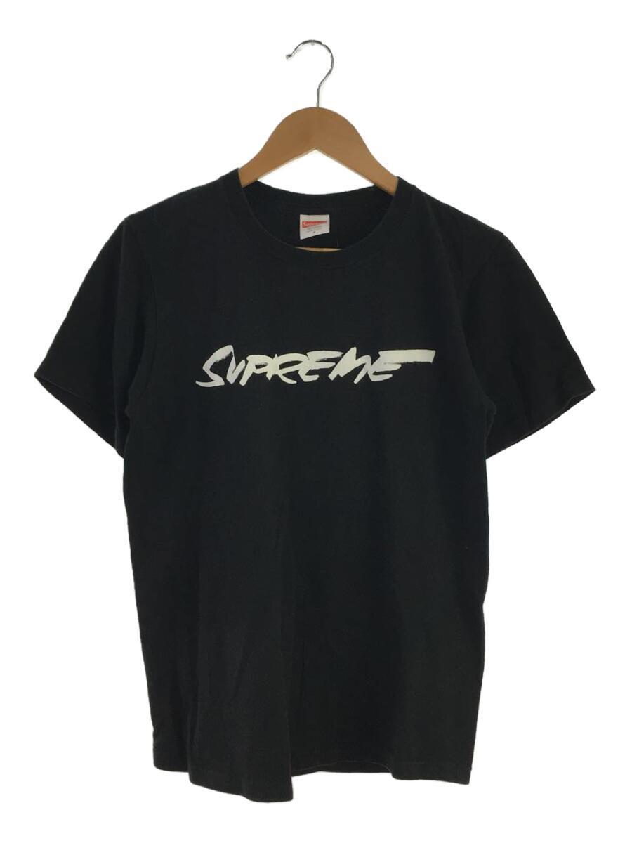 Supreme◆シンプル/ストリート/USA製/Tシャツ/S/コットン/BLK