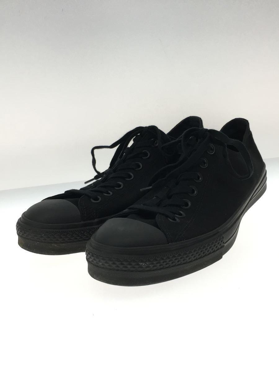 CONVERSE◆ローカットスニーカー/US10.5/BLK/キャンバス_画像2