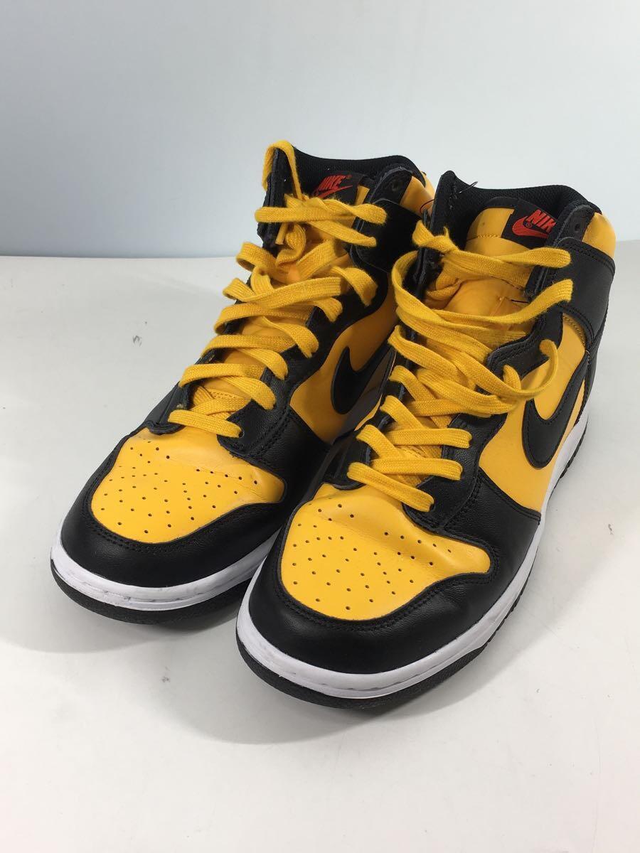 NIKE◆DUNK HI RETRO/ハイカットスニーカー/27.5cm/イエロー/DD1399-700_画像2