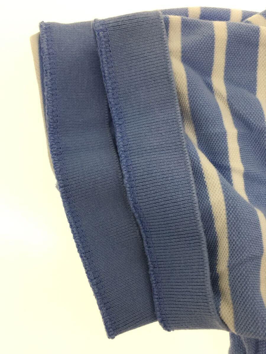 POLO RALPH LAUREN*90s/ polo-shirt /XL/ cotton / blue / border 