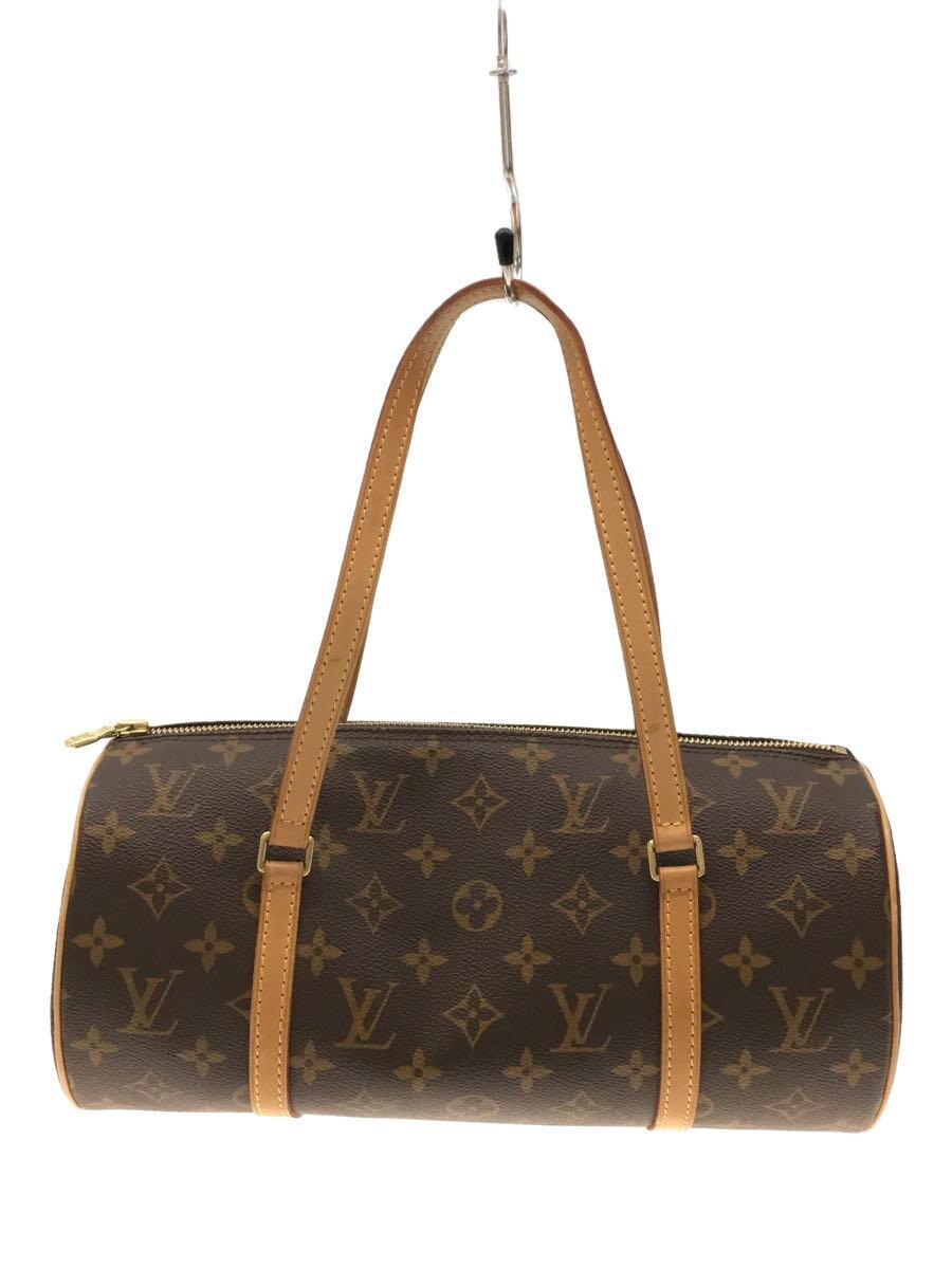 LOUIS VUITTON◆パピヨン30/ボストンバッグ[/PVC/BRW/モノグラム/M51385/SP0023_画像1