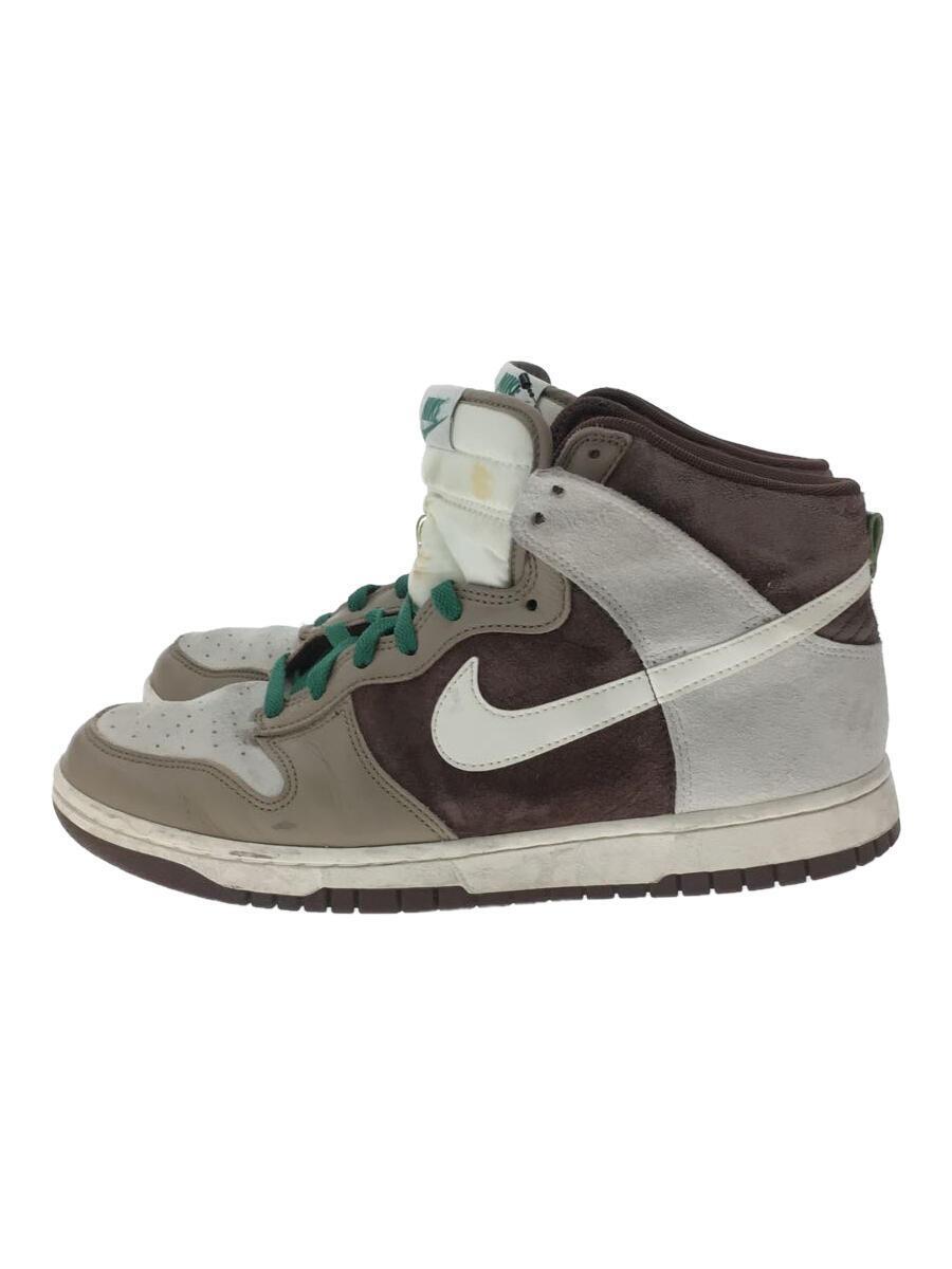 NIKE◆DUNK HIGH RETRO PREMIUM_ダンク ハイ レトロ プレミアム/28cm/BRW_画像1