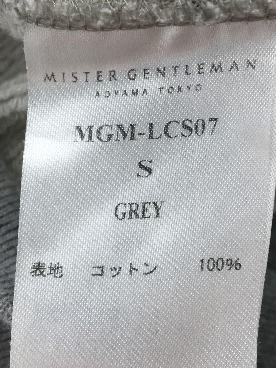 Mr.GENTLEMAN◆スウェット/S/コットン/GRY/MGM-LCS07_画像4