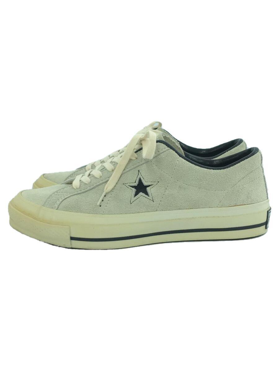 CONVERSE◆ローカットスニーカー/US8/GRY/スウェード/ONE STAR/MADE IN JAPAN
