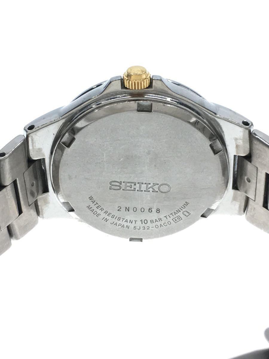 SEIKO◆腕時計/アナログ/5J32-0AC0_画像3