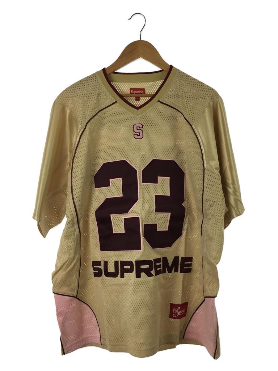 Supreme◆23SS/Perfect Season Football Jersey/Tシャツ/XL/ポリエステル/YLW