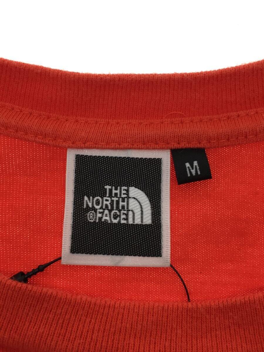 THE NORTH FACE◆長袖Tシャツ/M/コットン/オレンジ/NT81312_画像3