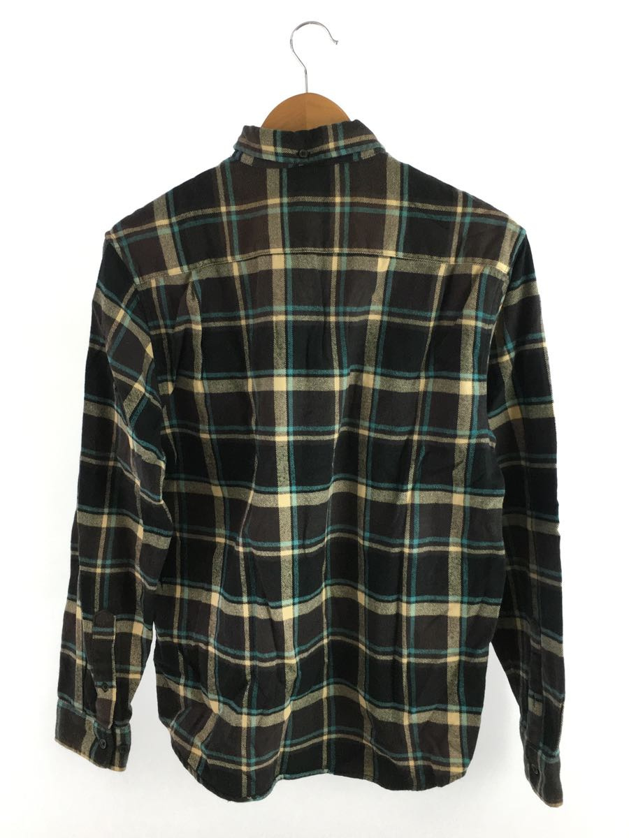 Supreme◆ネルシャツ/S/コットン/BLK/チェック/plaid flannel shirts_画像2