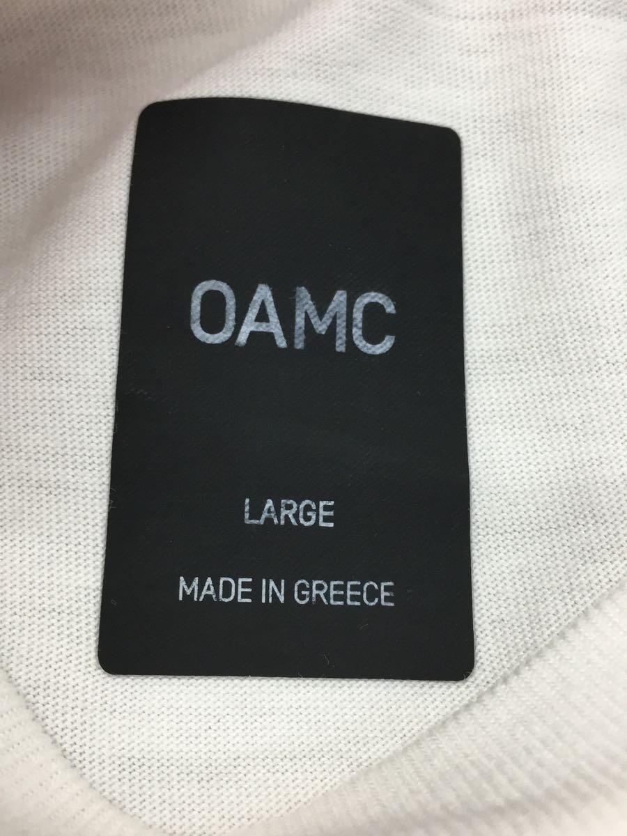 OAMC(OVER ALL MASTER CLOTH)◆Tシャツ/L/コットン/WHT/無地_画像3