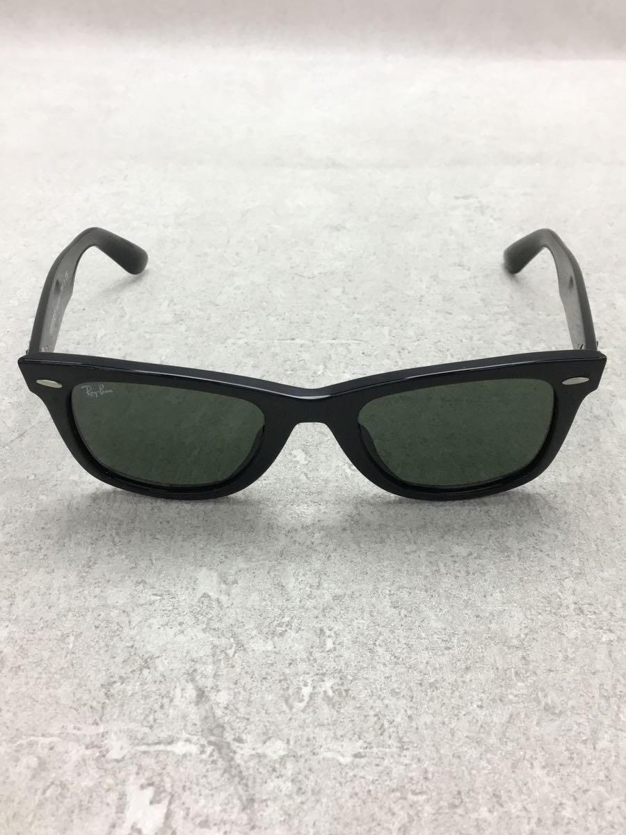 即納!最大半額! Ray-Ban◇サングラス/ウェリントン/プラスチック/黒