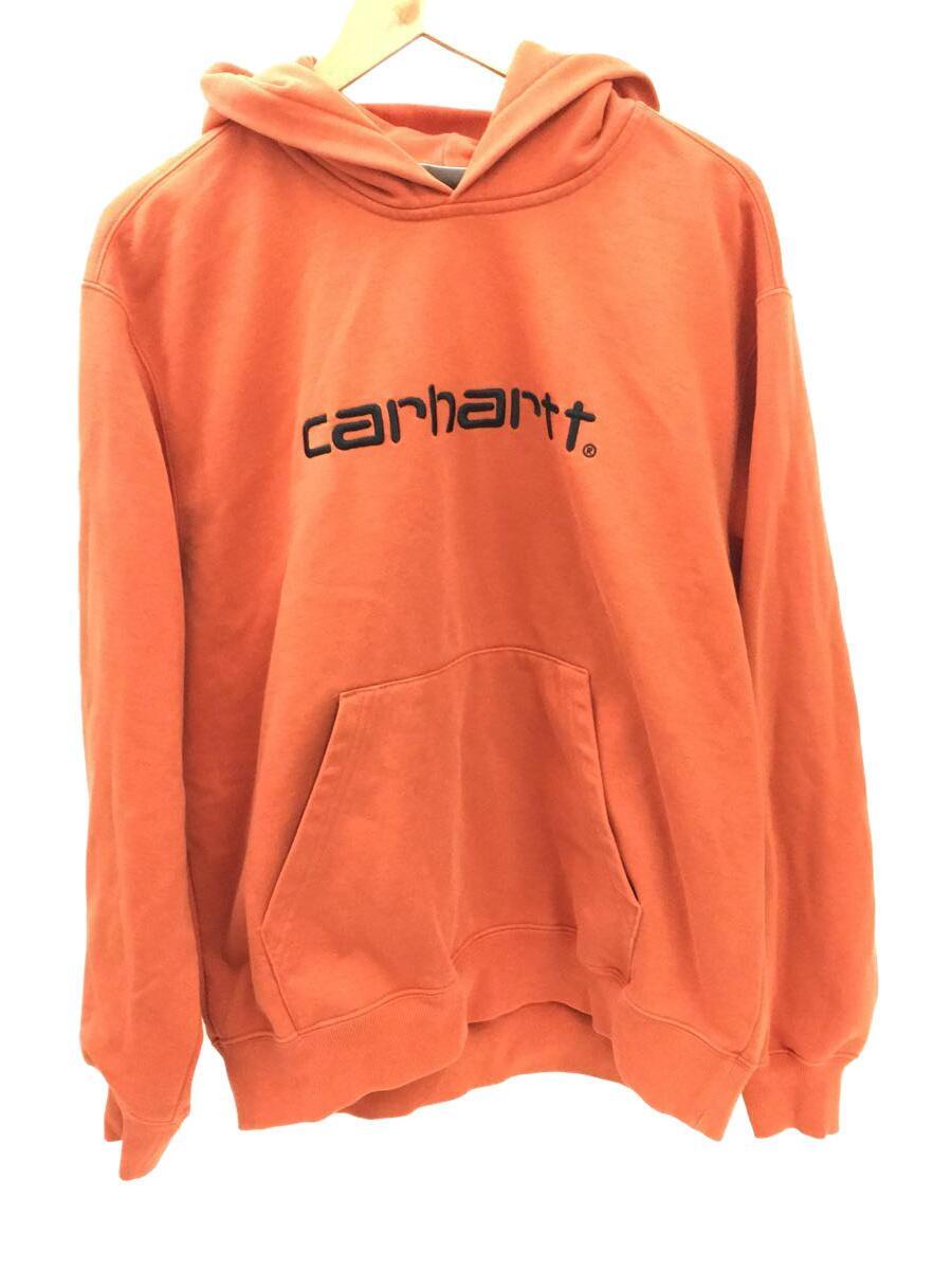 Carhartt◆パーカー/L/コットン/ORN/HOODED CARHARTT SWEAT