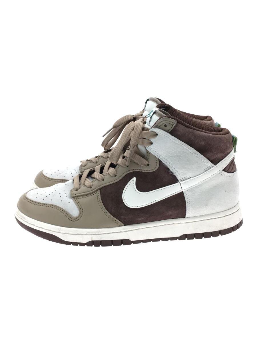 NIKE◆DUNK HIGH RETRO PREMIUM_ダンク ハイ レトロ プレミアム/27.5cm/BRW_画像1