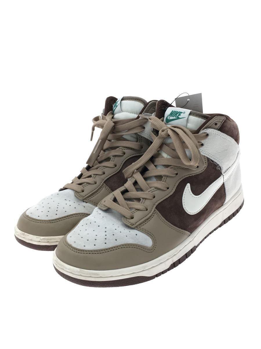 NIKE◆DUNK HIGH RETRO PREMIUM_ダンク ハイ レトロ プレミアム/27.5cm/BRW_画像2