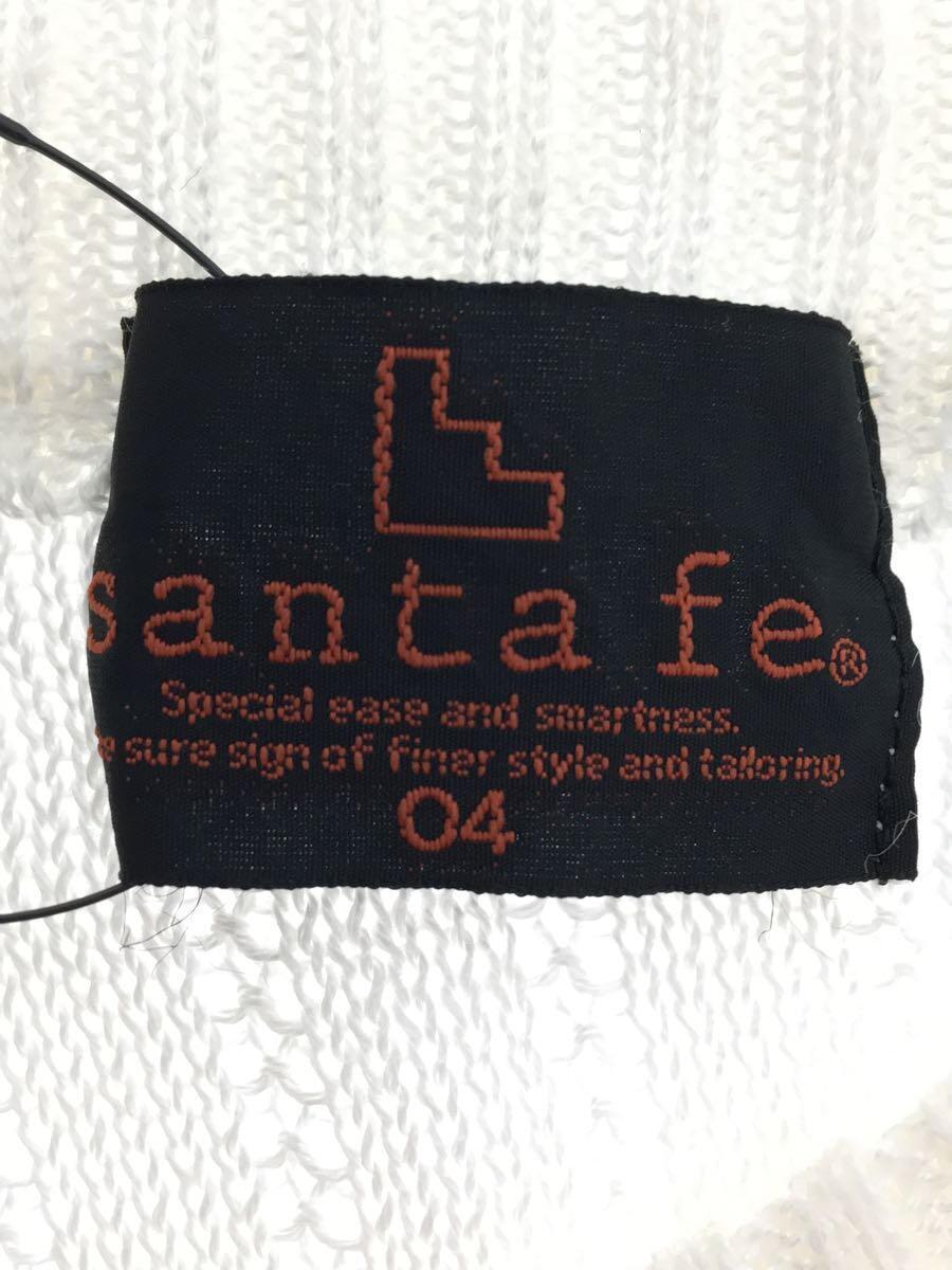 santa fe/セーター(薄手)/半袖/総柄/4/アクリル/ホワイト/D-OS8028の画像3
