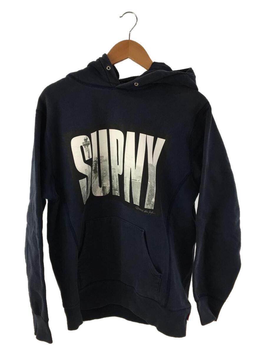 Supreme◆10AW/SUPNY Pullover Hoodie/パーカー/L/コットン/NVY