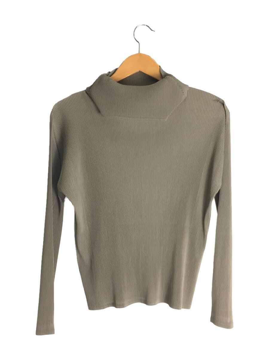 PLEATS PLEASE ISSEY MIYAKE◇プリーツタートルネックカットソー/3