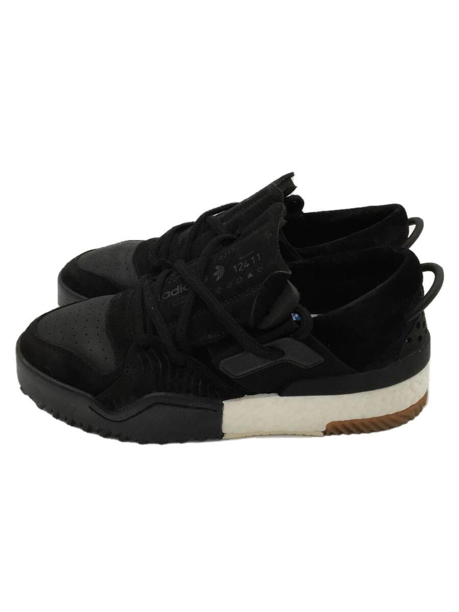 adidas◆AW BBALL LO ALEXANDER WANG/22.5cm/BLK/スウェード/アディダス/袋付き_画像1