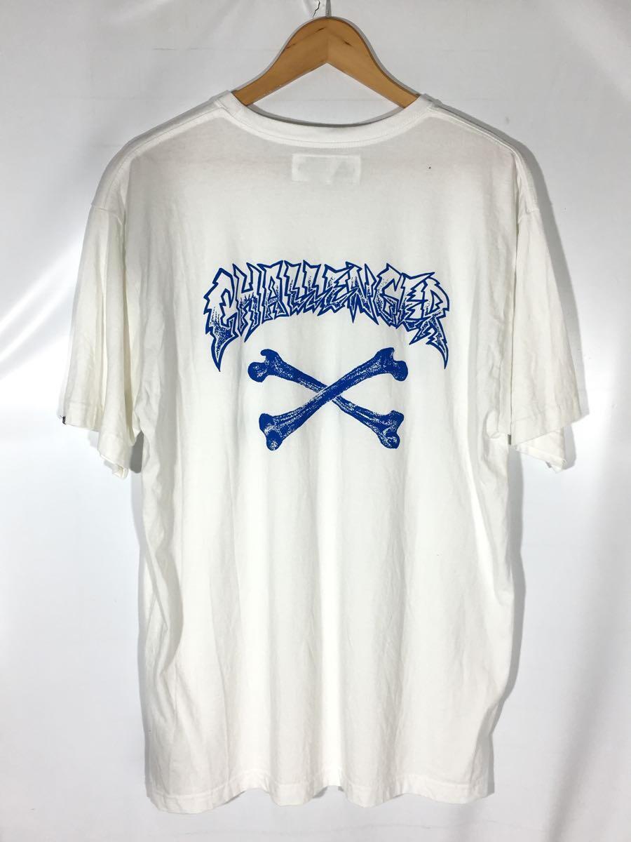 CHALLENGER◆CROSS BONE TEE/Tシャツ/XXL/コットン/WHT_画像2