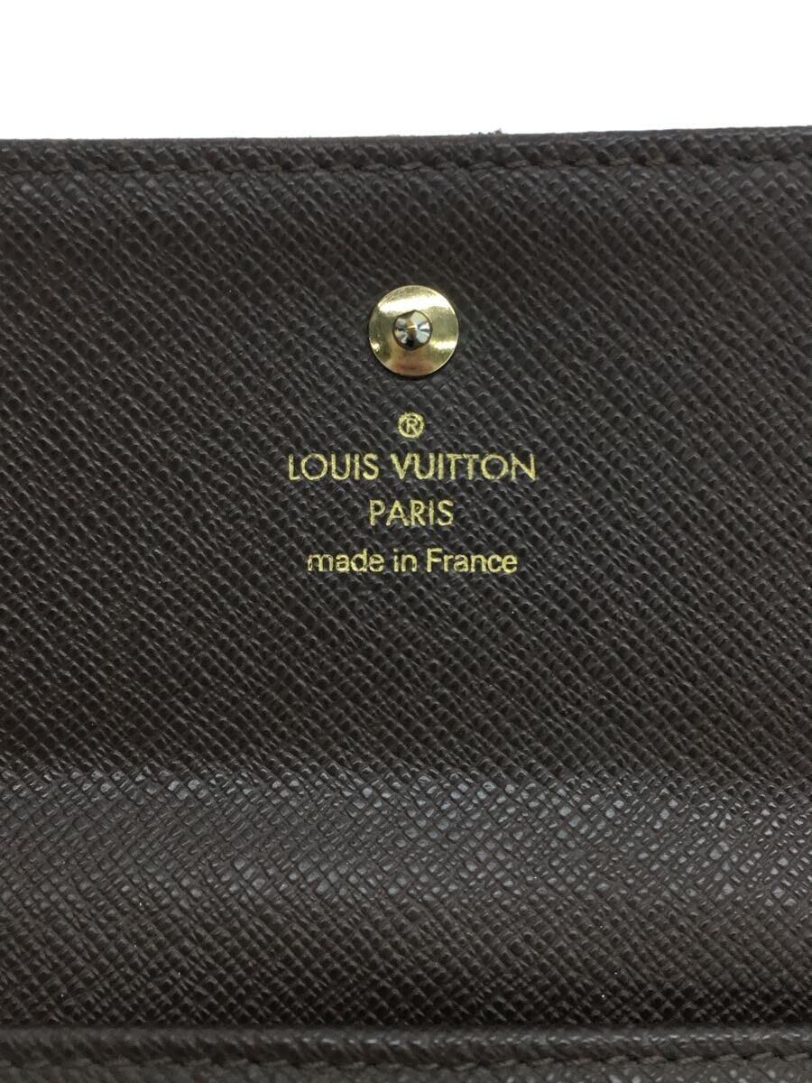 LOUIS VUITTON◆ポルト・モネ・ビエカルトクレディ_モノグラム・ミニラン_BLK/キャンバス/BLK/レディース_画像3