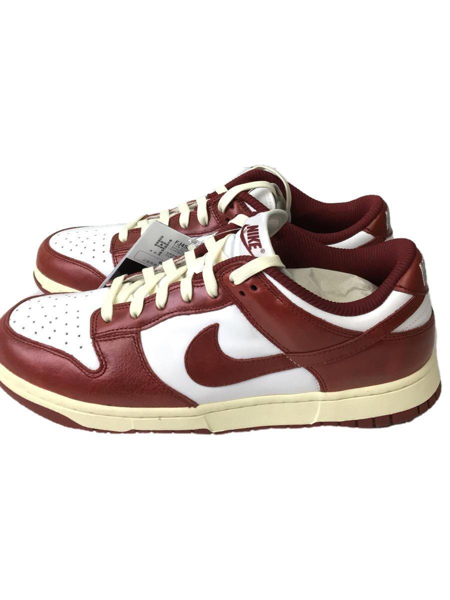 NIKE◆DUNK LOW PRM Team Red and White/スニーカー/28cm/レッド/FJ4555-100_画像1