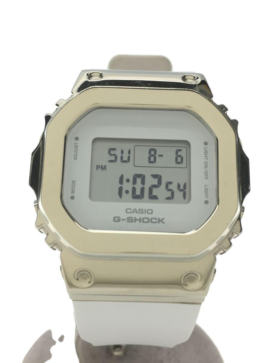 好評 CASIO◇腕時計/デジタル/-/WHT/WHT/SS/GMS5600G その他