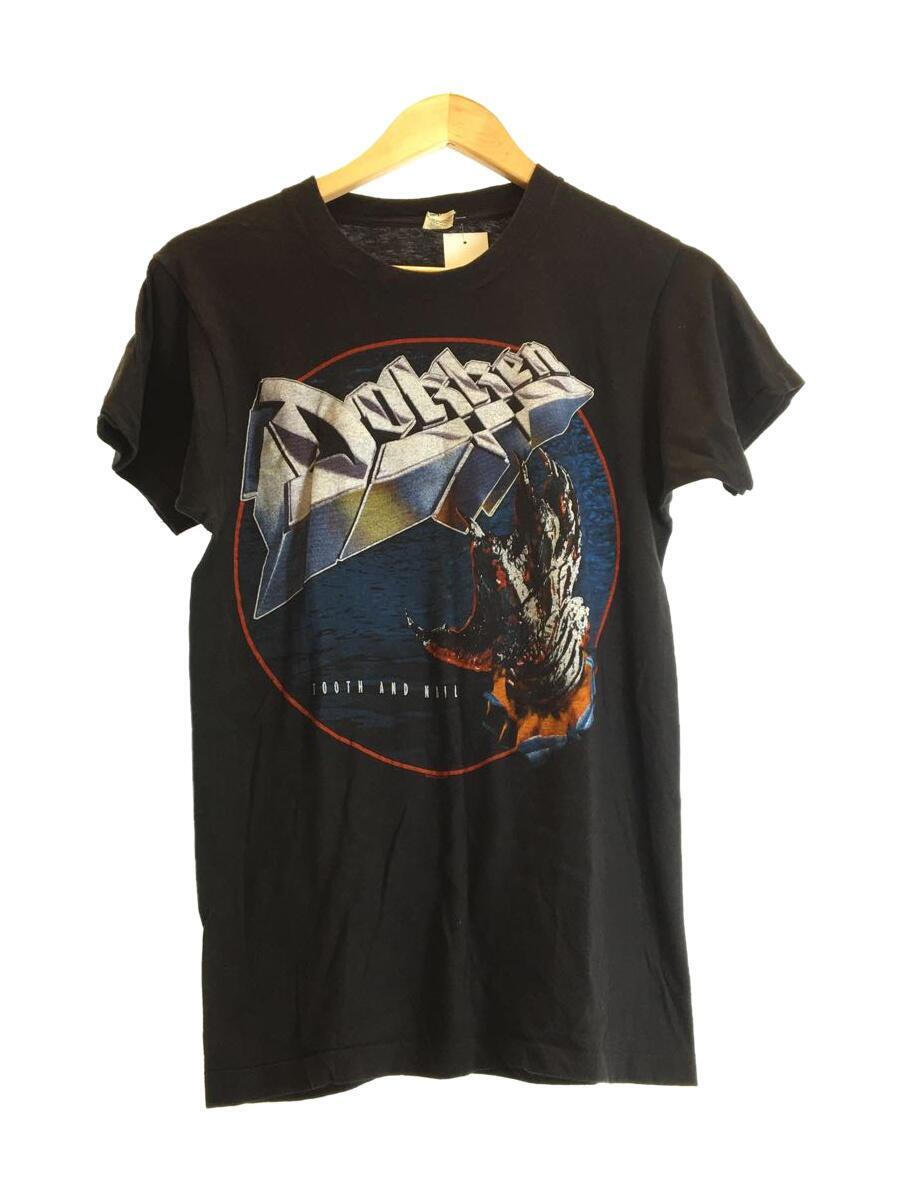 80s/DOKKEN/SCREENSTARS/コピーライト84年/Tシャツ/M/コットン/BLK