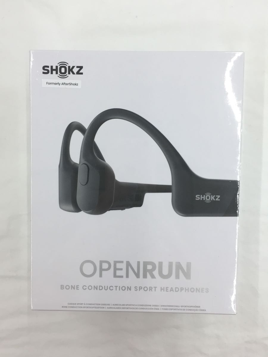 SHOKZ(AFTERSHOKZ)◆イヤホン/OpenRun Black S803/骨伝導/Bluetooth/未開封品