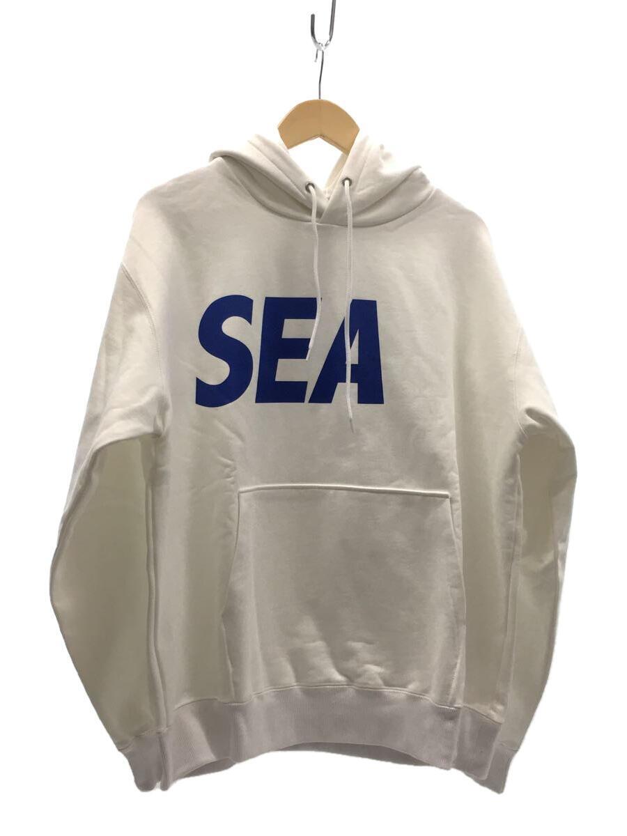 即納&大特価】 WIND AND HOODIE/パーカー/L/ホワイト/WDS-SEA-21A-01