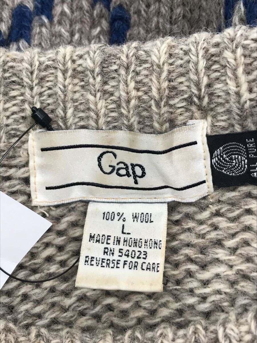公式の店舗 GAP◇セーター(厚手)/L/ウール/BEG Lサイズ
