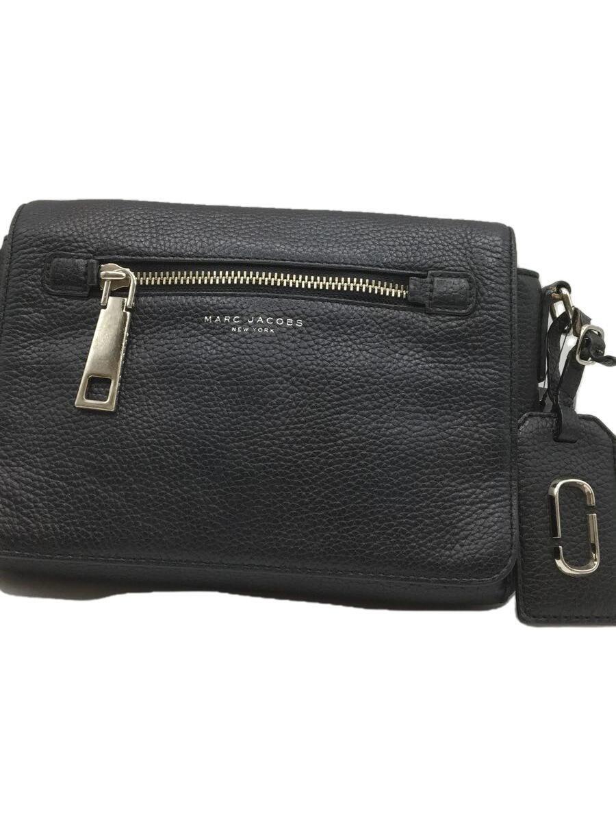 女性に人気! MARC JACOBS◇ショルダーバッグ/レザー/ブラック/無地