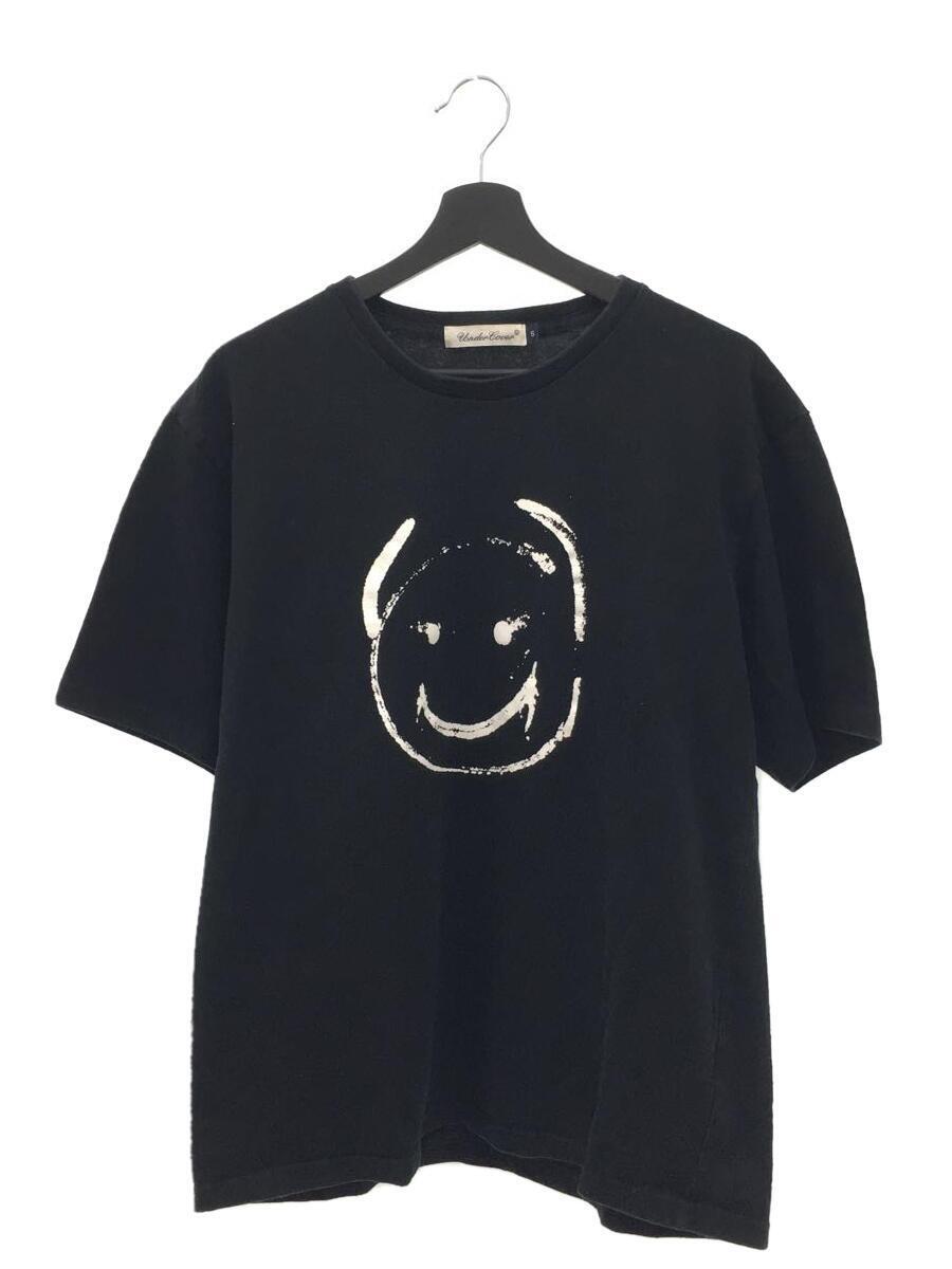 UNDERCOVER◆Tシャツ/5/コットン/BLK/smile