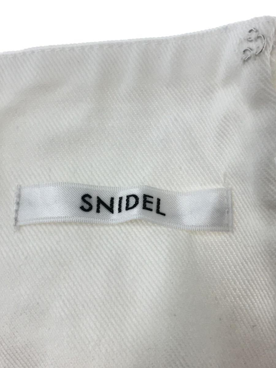 SNIDEL◆23SS/マーメイドロングスカート/O/コットン/WHT/無地_画像4