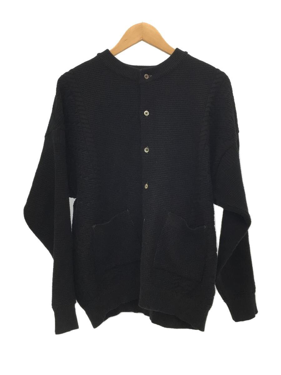 人気ブランドを YASHIKI◇カーディガン(厚手)/1/コットン/BLK/YSK-21AW