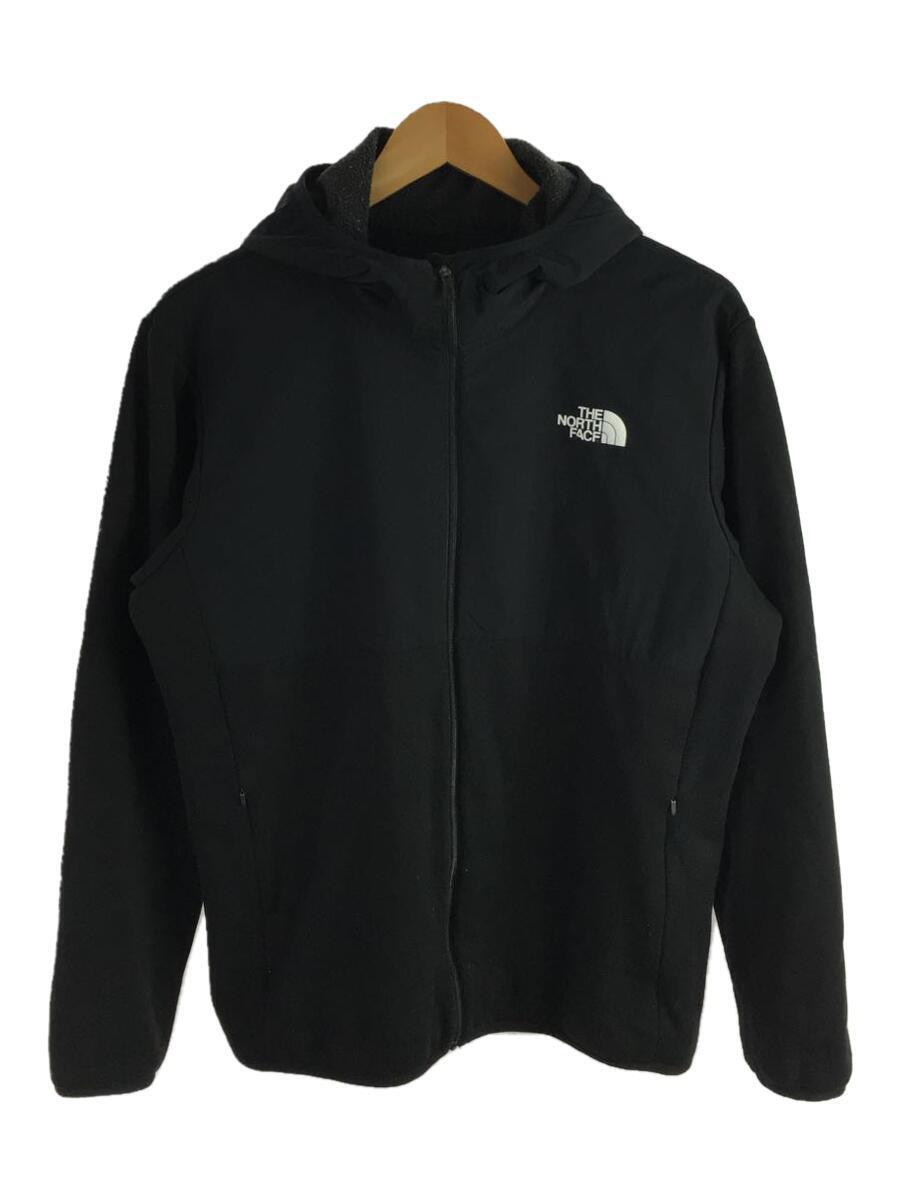 THE NORTH FACE◆HYBRID NYLON FLEECE HOODIE_ハイブリッドナイロンフリースフーディ/XL/ポリエステル/_画像1