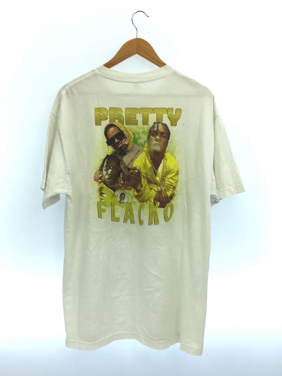 ASAP/PRETTY FLACKO/バックプリント/Tシャツ/L/コットン/WHT/プリント_画像2